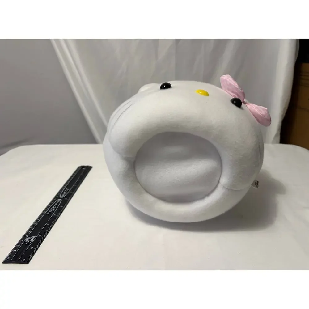 Hello Kitty Plush Basket Easter Gingham Pink Bow Tote Bag Sanrio 2025